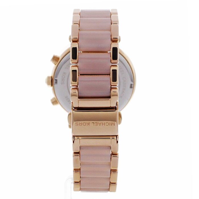 Michael Kors Ladies Parker Rose Gold Chronograph Watch - MK5896 - Image 2